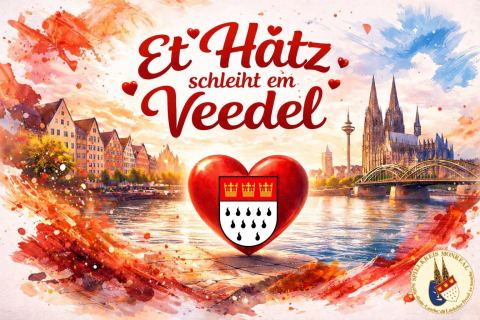 Plakat: Spielkreis Fritz Monreal  - Et Hätz schleiht em Veedel, Brunosaal, 1. Nov.
