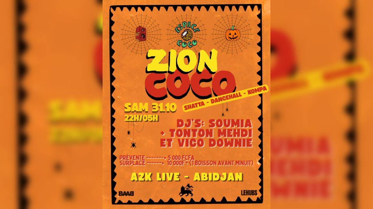Affiche : Zion Coco — Halloween Edition