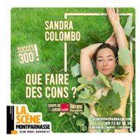 Affiche : Sandra Colombo - que Faire des Cons ?, La Scène Montparnasse, 27 oct.