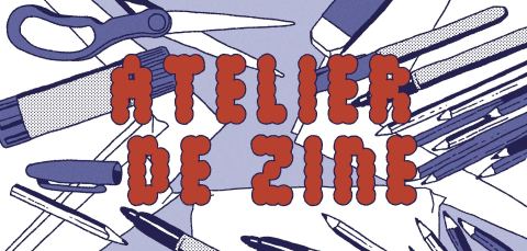 Affiche : Atelier de création de zines, Goethe-Institut, 14 nov.