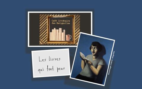 Affiche : Café littéraire des Batignolles, Bibliothèque des Batignolles, 31 oct.