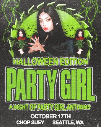 Poster: Party Girl: HALLOWEEN EDITION!