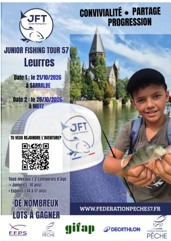 Affiche : Junior Fishing Tour, Plan d'Eau, 28 oct.
