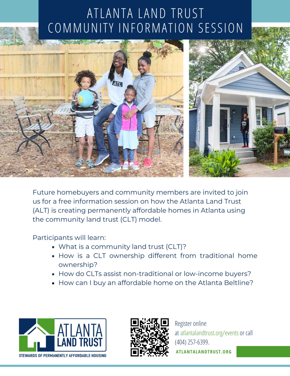 Poster: Virtual Community Information Session