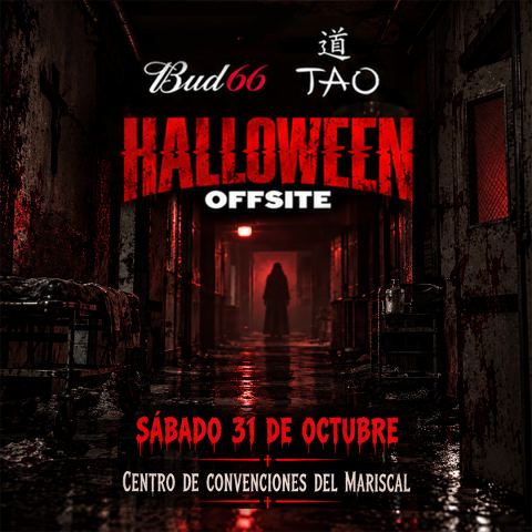 Cartel: Halloween Offsite Tao, Centro de Convenciones Mariscal López, 31 oct