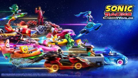 Poster: Tournoi inter-bibliothèques Sonic Racing CrossWorlds, Bfm Centre-ville - Jardin d'hiver, Oct 29