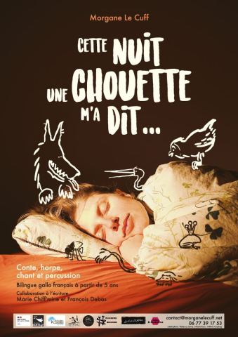 Poster: Cette nuit une chouette m'a dit, TNT - Terrain Neutre Théâtre, Oct 29