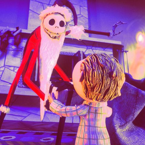 Poster: Projection : L’Étrange Noël de monsieur Jack de Tim Burton & Henry Selick, Théâtre de la Croix-Rousse, Oct 31