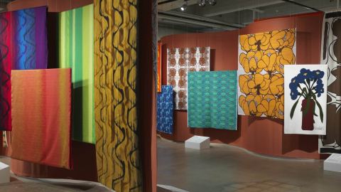 Juliste: Verholla – Painokankaiden taide, EMMA – Espoon modernin taiteen museo, 12.2.