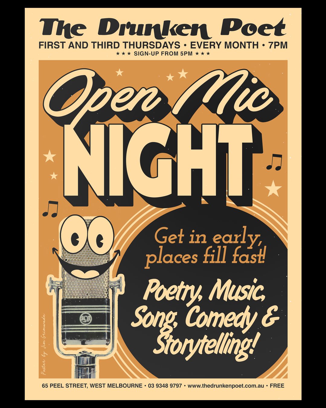 Poster: Open Mic Night