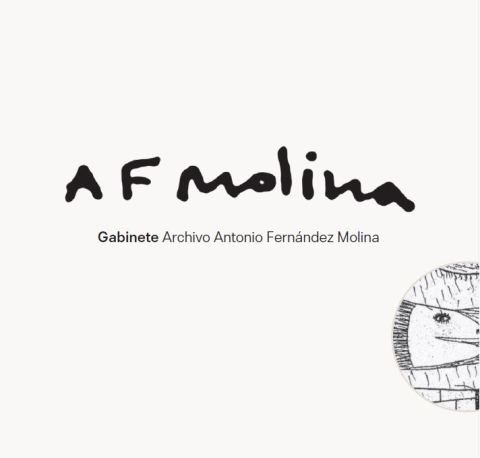 Cartel: GABINETE. ARCHIVO ANTONIO FERNÁNDEZ MOLINA, IAACC Pablo Serrano, 24 sept