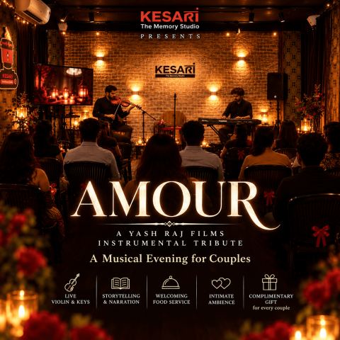 Poster: Amour By Kesari, KESARI- The Memory Studio, Nov 1