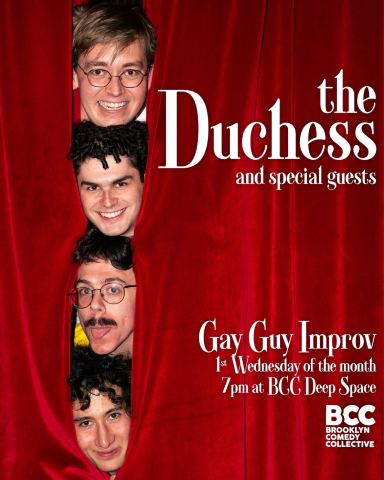 Poster: The Duchess and Special Guests!, Brooklyn Comedy Collective, Nov 4