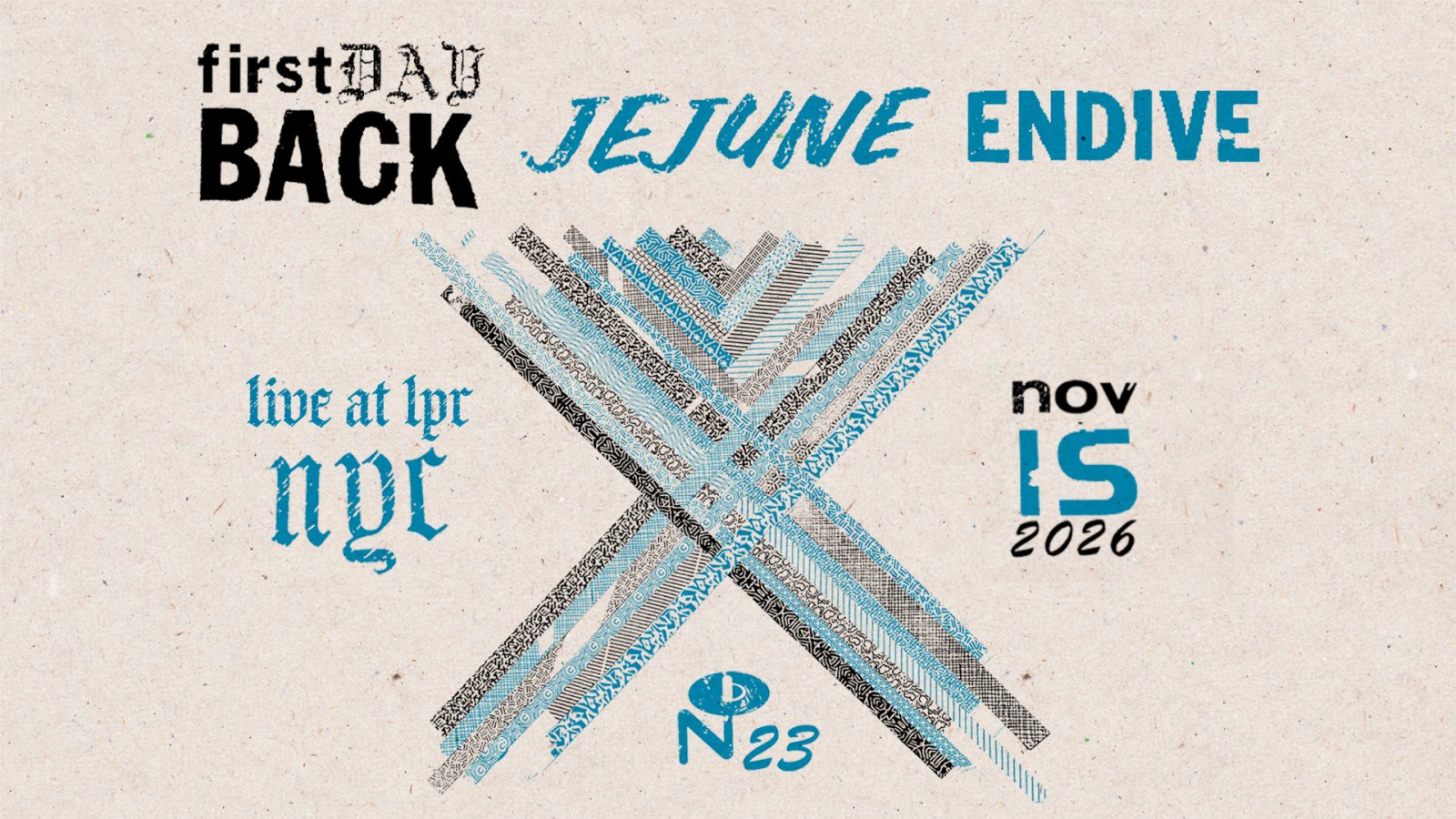 Poster: Numero Group (First Day Back, Jejune, Endive)