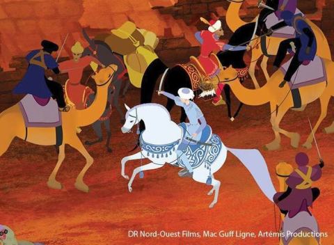 Affiche : Fête du cinéma d’animation : Azur & Asmar, Médiathèque José-Cabanis, 30 oct.