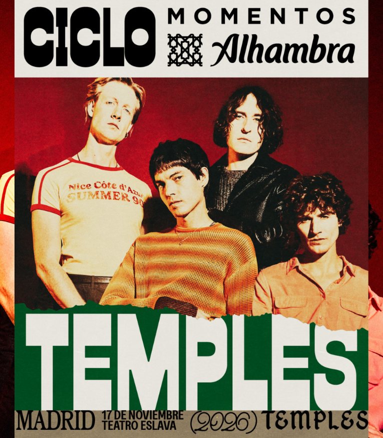 Cartel: Temples – Momentos Alhambra