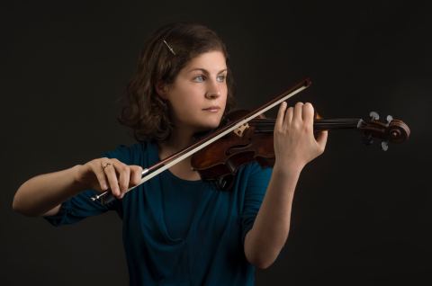 Cartel: Dúo de violín y piano, Teatro Solís, 8 nov