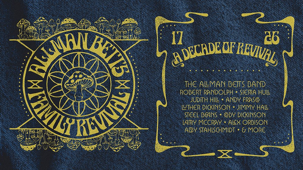 Poster: Allman Betts Family Revival: A Decade of Revival