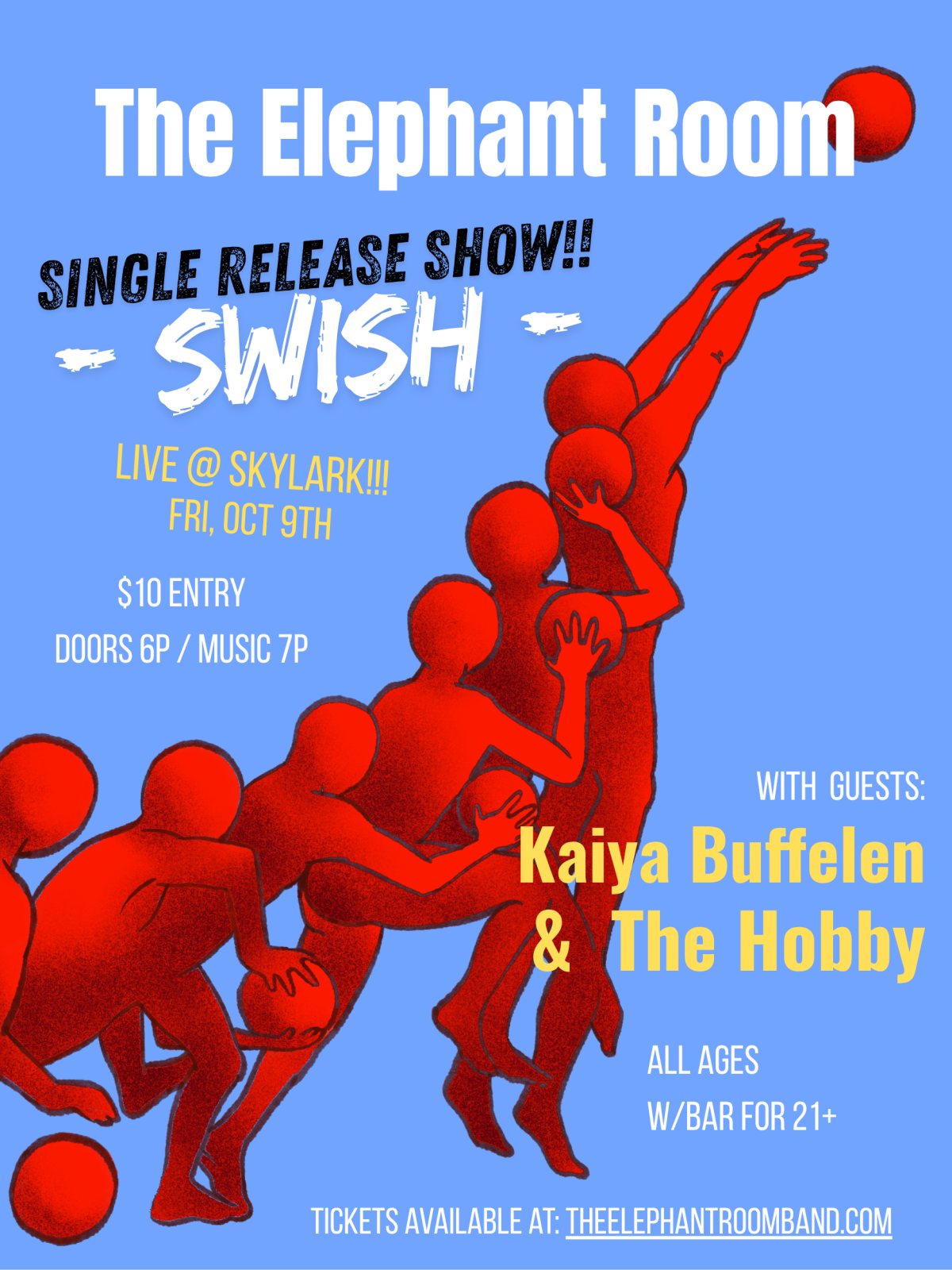 Poster: The Elephant Room, Kaiya Buffelen, The Hobby