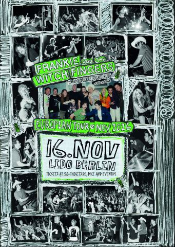 Poster: FRANKIE AND THE WITCH FINGERS, Lido, Nov 16