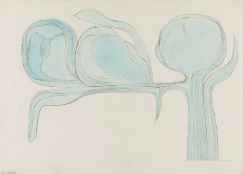 Plakát: Zbyněk Sekal — Modrý květ, Národní galerie Praha – Veletržní palác, 25. 9.