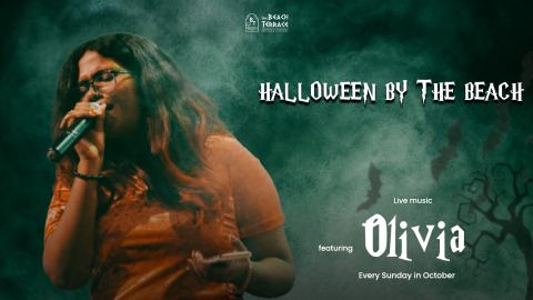 Poster: Halloween by The Beach, The Beach Terrace - Bay | Bar | Kitchen | Injambakkam, Nov 1