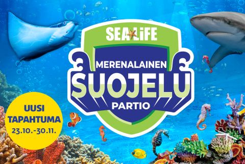 Poster: Merenalainen suojelupartio, Sea life, Oct 23