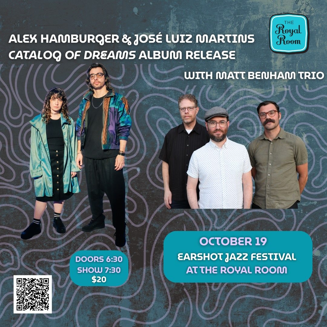Poster: Alex Hamburger & José Luiz Martins “Catalog of Dreams” Album Release