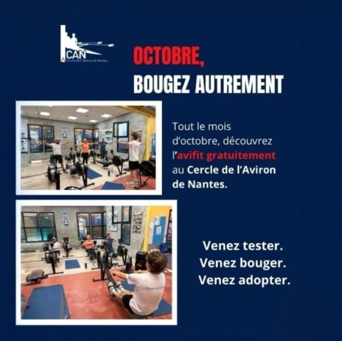 Affiche : AVIFIT, Cercle d'Aviron de Nantes, 31 oct.