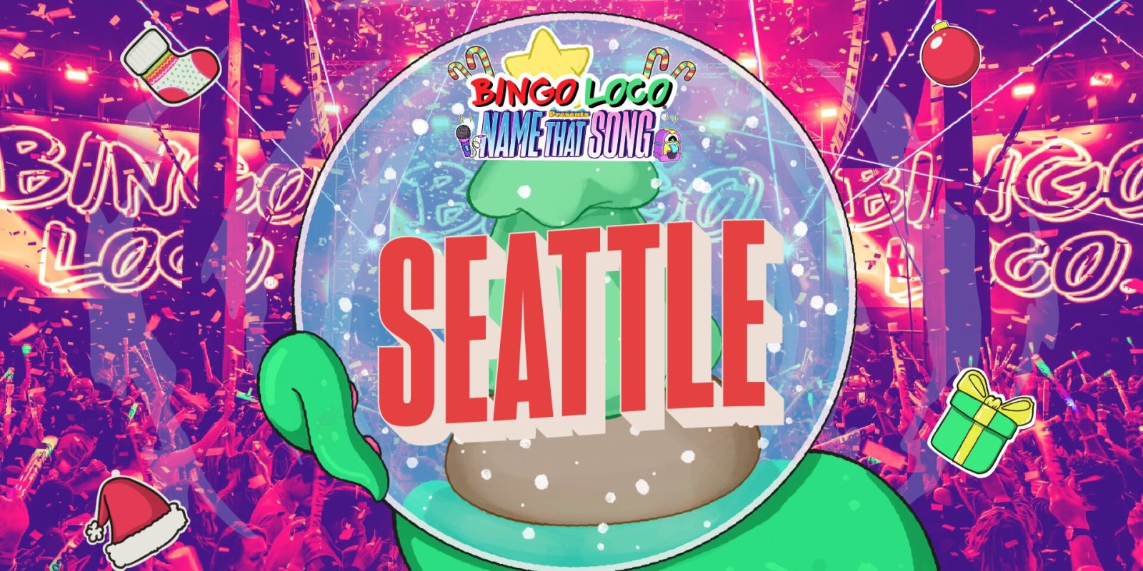 Poster: Bingo Loco presents Name That Song