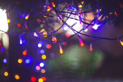 Poster: Holiday Shorelights, ShoreLake Arts, Dec 4
