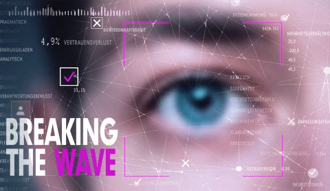 Plakat: BREAKING THE WAVE // Immersive Theaterperformance, Kulturbunker Mülheim, 29. Okt.
