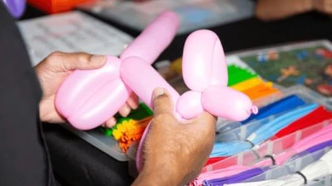 Poster: Balloon Animal Making (BAMMING!) | Twist, Laugh, and Create, Evergreen Cultural Centre (Evergreen Arts), Nov 13
