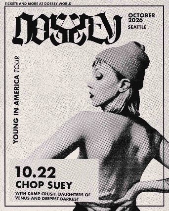 Poster: Dossey, Camp Crush, Daughters of Venus, Deepest Darkest