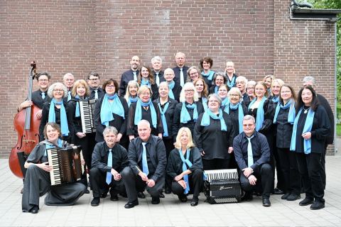 Plakat: Akkordeon-Orchester Hamburg-Eimsbüttel, Laeiszhalle, 8. Nov.