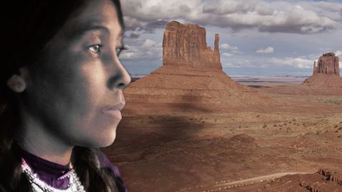 Poster: Living Voices: Native Vision, Joshua Green Foundation Theater, Nov 5
