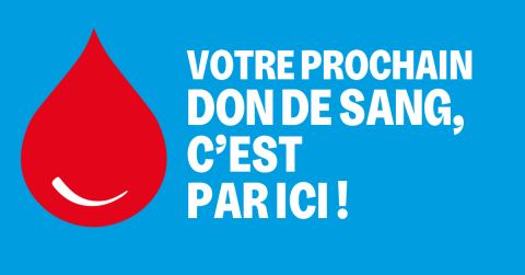 Affiche : Don de sang, Espace Culturel Louise Labé, 12 nov.