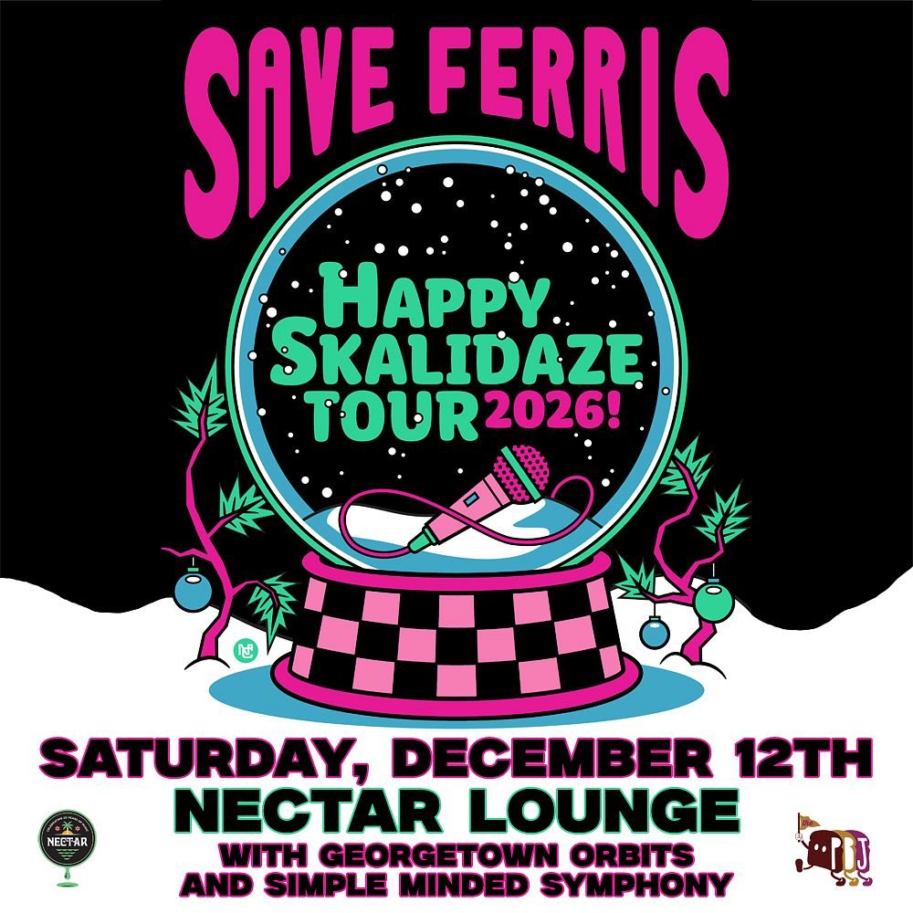 Poster: SAVE FERRIS with Georgetown Orbits, Simple Minded Symphony