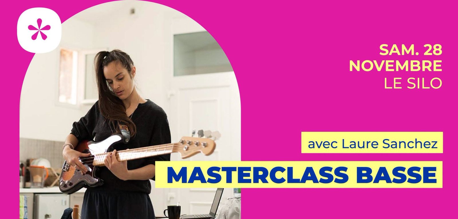 Affiche : Masterclass Basse | Le Silo • Le Mans