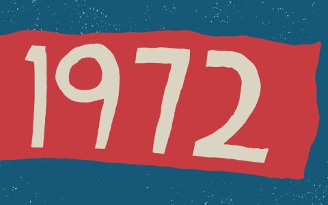 Poster: 1972: A Rock Opera, American Repertory Theater, Oct 27
