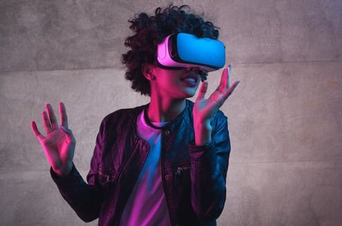 Affiche : Casque VR : Entrez dans la réalité virtuelle