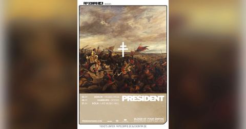 Plakat: President, Docks, 6. Nov.