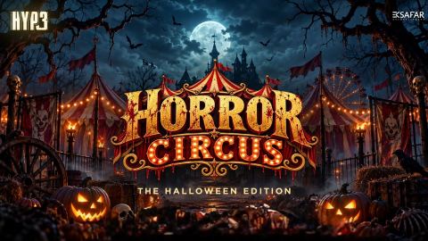 Poster: Horror Circus Bangalore, HYP3 Nightclub, Oct 30