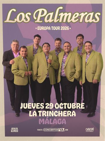 Cartel: La legendaria cumbia santafesina de Los Palmeras, Sala Trinchera, 29 oct