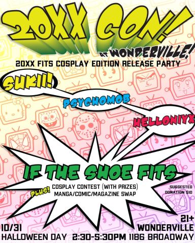 Poster: 20XX Con!, Wonderville, Oct 31