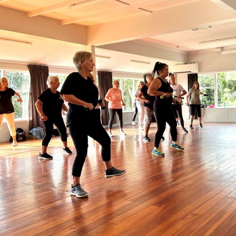Poster: Zumba Gold Toning, Te Whare Ora, Nov 2