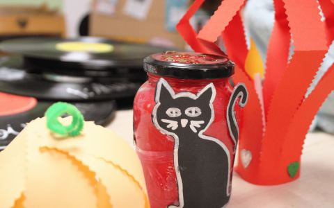 Poster: Atelier spécial enfant - Lanterne d'Halloween, L'Atelier de la Ressourcerie Créative, Oct 30