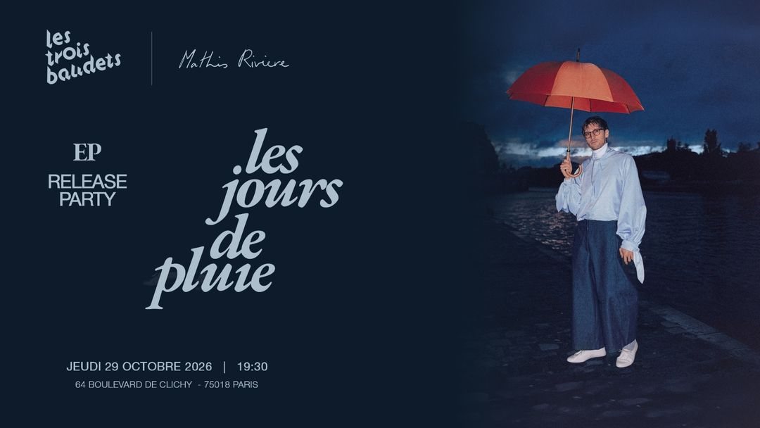 Affiche : Release Party EP - Mathis Riviere