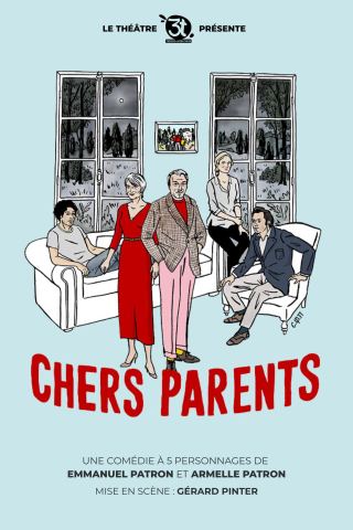 Poster: Chers parents, Les 3T – Café-théâtre, Nov 10
