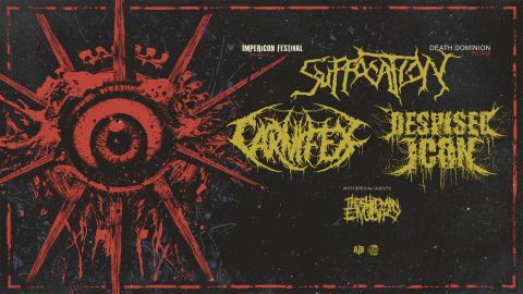 Poster: IMPERICON FESTIVAL presents DEATH DOMINION EU 2026., Corporation, Nov 6